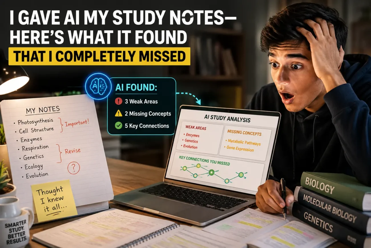I Gave AI My Study Notes